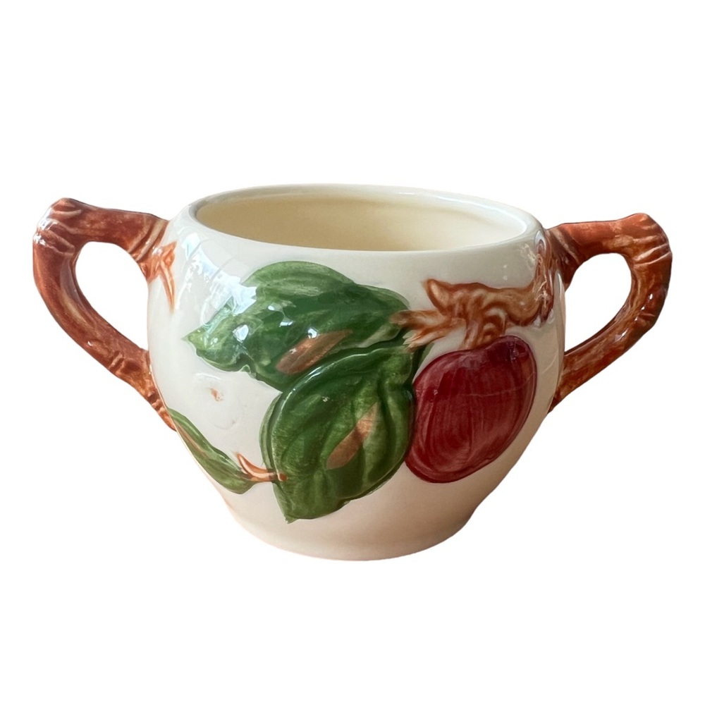 Franciscan APPLE  Double Handled SUGAR BOWL (no cover) - Made In California USA.